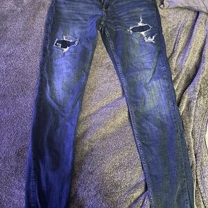 Mens hollister jeans super skinny